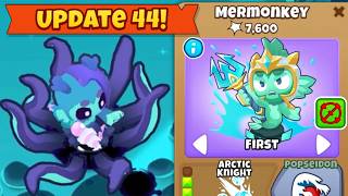 New TOWER in BTD 6! | Update 44.0 | Mermonkey!