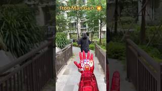 Iron Man Hand Gun 🤯😯 | Iron Man Hand Cannon Gun #shorts #toys #nerfguns #toyguns #ironman