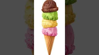 4 Types of Icecream 🤎🍦💚🍦💛🍦💗  |#chocolate #banana #strawberry #green #icecream #wafflecone|  The DRVL