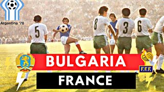 Bulgaria vs France 2-2 All Goals & Highlights ( 1978 FIFA World Cup qualification )