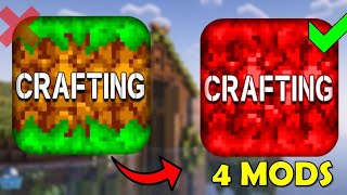 Crafting and Building vs Crafting and Building + 4Mods