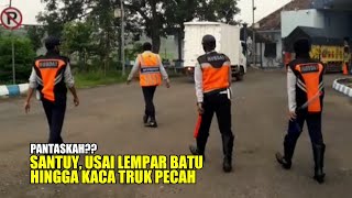 VIRAL !! ULAH PETUGAS DISHUB HINGGA MENGAKIBATKAN KACA TRUK PECAH