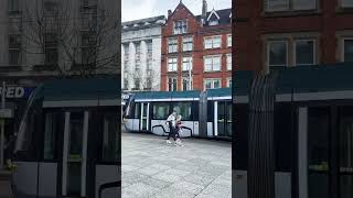 Tram in Nottingham, England