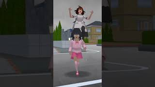 Cici Kecil Melihat Monster David cr:‪@seventosix76‬ Sakura school simulator part 3 #shorts #trending