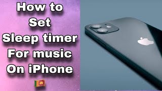 How to set sleep timer  for music on iPhone 🇱🇰