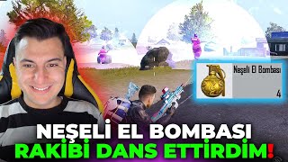 NEŞELİ EL BOMBASI, DANS ETTİREN BOMBAYLA RAKİBİ ŞAŞIRTTIM! - PUBG MOBİLE