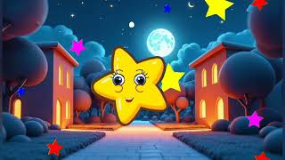 "Twinkle Twinkle Little Star | Classic Children's Poem | Nursery Rhymes | Kids | Starry Night Sky 🌃