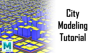 Maya Quick City Modeling(Advanced) Tutorial