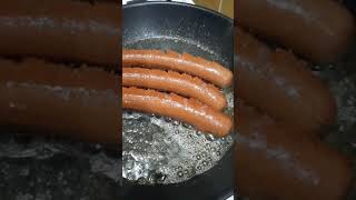 How I fry my sausage | Simple and Easy | IKEA sausage | #Shorts