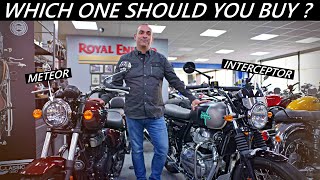 Royal Enfield Interceptor VS Meteor: Which One Should You Buy?