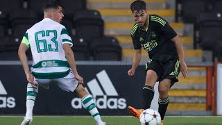 David Jiménez - Real Madrid Juvenil A (U19) vs Celtic (06/09/2022)