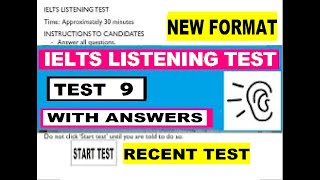 IELTS LISTENING TEST 2021 WITH ANSWERS in My Pinned Comment || Test 9