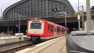 S-Bahn Hamburg: Ausfahrt einer BR 472 in Hbf