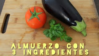 Almuerzo rapido y barato con solo 3 ingredientes y 15 minutos de preparación | Pasta con berenjenas