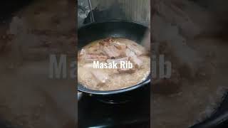 masak rib ungkep  👍👍#dedevlog