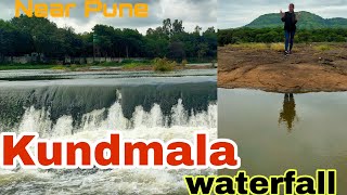 Kundmala Waterfall Near Pune and Lonavala🌊Bigdewadi Dam|कुंडमळा|Pune Waterfall tourism|#waterfall