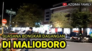 Momen Menjelang Malam di Malioboro Saat Pedagang Bersiap Pulang