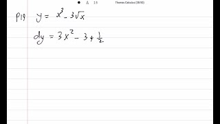 In Exercises 19-30, find d y y=x^3-3 √(x)