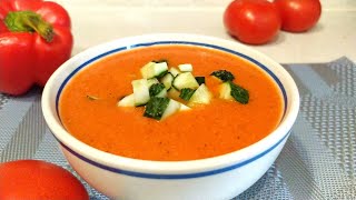 Холодный суп Гаспачо - хит любого лета /  Gazpacho Soup Recipe