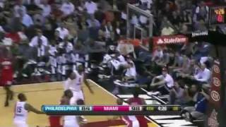 Miami Heat vs. Philadelphia 76ers Recap (Chris Bosh, 30 Pts, Lou Williams 22 Pts), Jan. 21, 2012