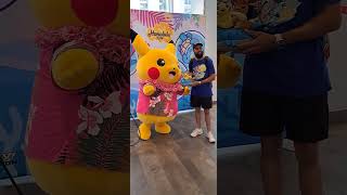 Pikachu Visits Nintendo NY for 2024 Pokémon World Championships #shorts