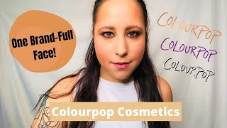 Full Face Makeup Tutorial For Beginners Using Colourpop Cosmetics | One Brand