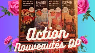 Action nouveautés toiles Diamond painting #diamondpainting  #action #loisirscreatifs