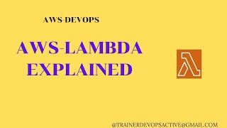 What is AWS Lambda | how AWS Lambda function work | AWS Lambda explained in detail in Hindi