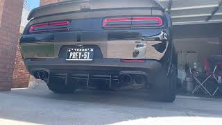 Challenger Redeye Startup | Mid-muffler Delete