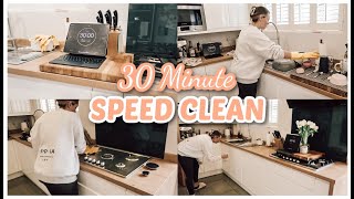 30 MINUTE TIMER CLEAN WITH ME SPEED CLEAN | SPEED CLEANING MOTIVATION | Emma Nightingale