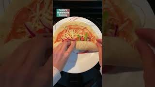 How to fold Tortilla Wrap