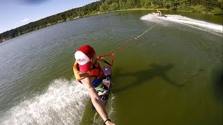 Прокатился на Вейкборде Новосибирск, Бердск | Ride on Wakeboard in Siberia