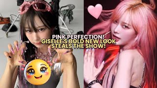 Giselle Pink Hairs Looks The Best 🌸🪷 #giselle #aespa #supernova #pinkhair #karina #ningning #winter