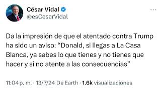 🔴 CÉSAR VIDAL | Opinión sobre atentado a Donald Trump