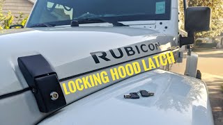 Jeep Wrangler Locking Hood Latch (Hood Flutter Fix)