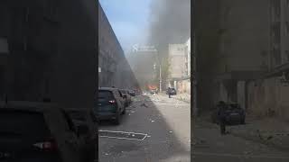 From the shelling today in Osnovyansky district, Kharkiv. 4/16/22