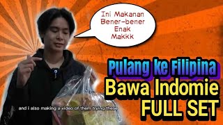 Pulang Ke Filipina, DLAR Bawa Oleh-Oleh Mie Ind0m1e