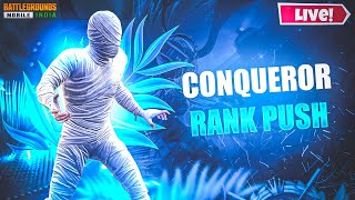 🔴 Conqueror Rush Rank Push Ggmi | SHiKHARisLive | iPhone 12 |#bgmilive  #ShikharisLive #pubglive