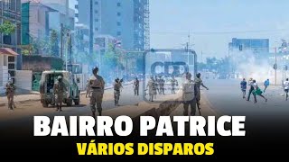 MARCHA:🚨PRM faz vários di'sparos para travar a manifestação no bairro de Patrice