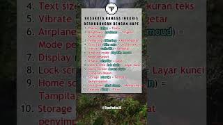 Belajar Kosakata Bahasa Inggris Sehari hari dan Artinya | English Vocabulary #17 #shorts #short