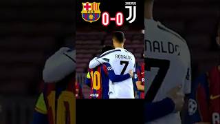 Barcelona VS Juventus. Messi VS Ronaldo 2020/21. #shorts #ronaldo #messi