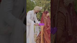 Surbhi Jyoti beautiful bridal look 💜💜 surbhi jyoti wedding video ❤️❤️ #shorts