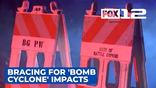 Southwest Washington residents brace for impacts of 'Bomb Cyclone'