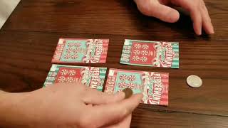 Lottery Ticket - PEPPERMINT Scratcher.  BIG WINNER !  Let's Win Series #2