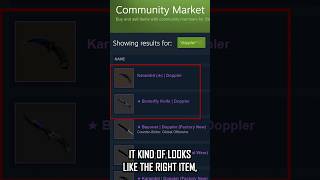 FAKE KNIFE on the Community Market