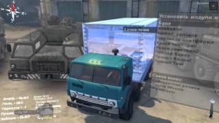 Russian trucks KAMAZ 6350 review spintires mods 2015