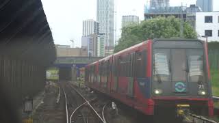 Docklands Light Railway DLR, Poplar and Isle of Dogs, London Borough of Tower Hamlets, London