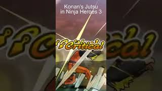 Konan's Jutsu in Naruto Shippuden Ultimate Ninja Heroes 3 #naruto