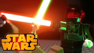 Lego Lightsaber Duel Stop Motion: feat @chaparrerasfilms