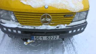 Mercedes Sprinter 4x4 2.9 TD cold start -5,5 °C